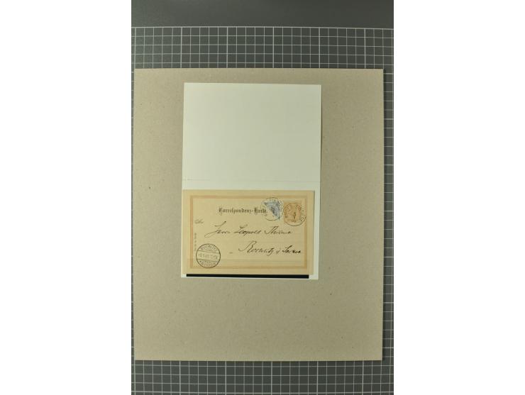 1850/1950 (ca.), ungebrauchte, postfrische und gestempelte Partie, dabei diverse Werte ex Mi.-Nr. 1-5 in verschiedenen Farben