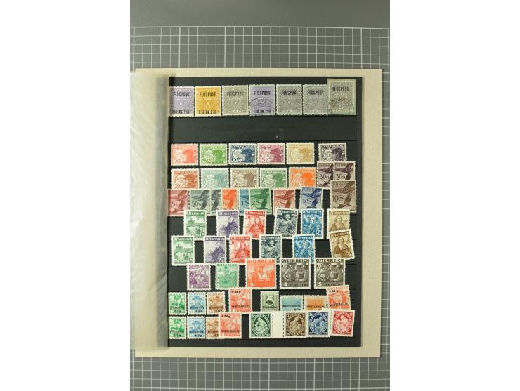 1850/1950 (ca.), ungebrauchte, postfrische und gestempelte Partie, dabei diverse Werte ex Mi.-Nr. 1-5 in verschiedenen Farben