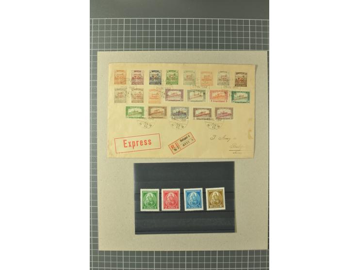 1850/1950 (ca.), ungebrauchte, postfrische und gestempelte Partie, dabei diverse Werte ex Mi.-Nr. 1-5 in verschiedenen Farben