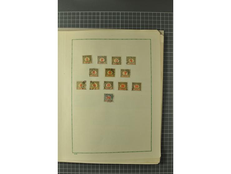 1850/1950 (ca.), ungebrauchte, postfrische und gestempelte Partie, dabei diverse Werte ex Mi.-Nr. 1-5 in verschiedenen Farben