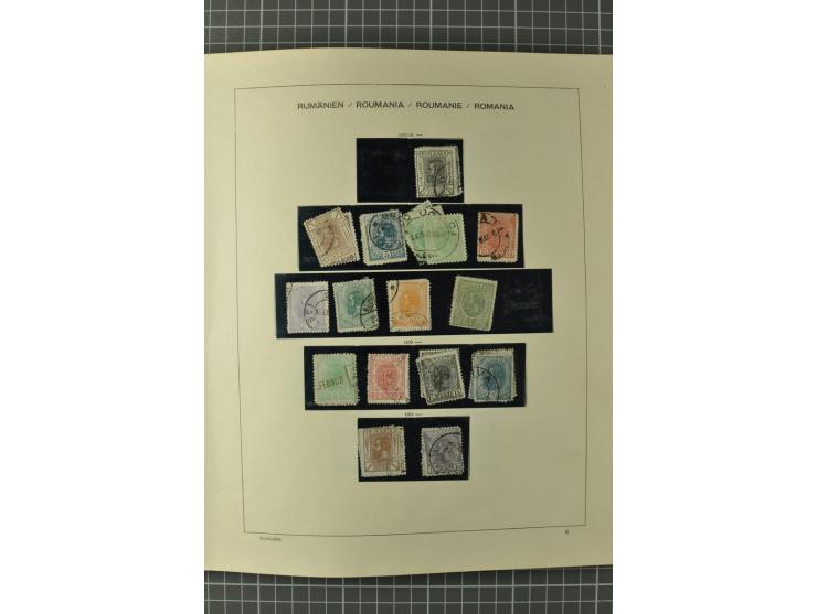 1858/1971, sehr inhaltsreiche und hochinteressante Sammlung mit etlichen besseren Werten, dabei Mi.-Nr. 5Iy,  6ay im waagerec