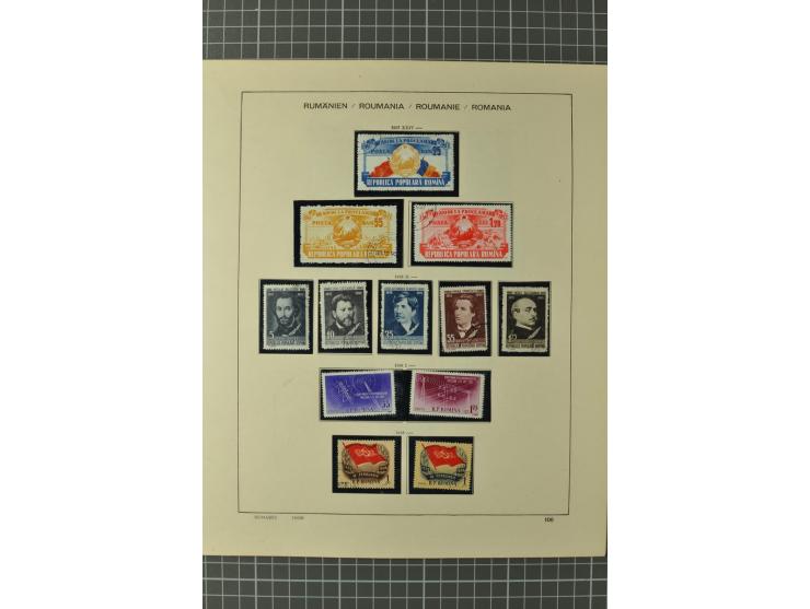 1858/1971, sehr inhaltsreiche und hochinteressante Sammlung mit etlichen besseren Werten, dabei Mi.-Nr. 5Iy,  6ay im waagerec