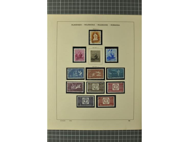 1858/1971, sehr inhaltsreiche und hochinteressante Sammlung mit etlichen besseren Werten, dabei Mi.-Nr. 5Iy,  6ay im waagerec