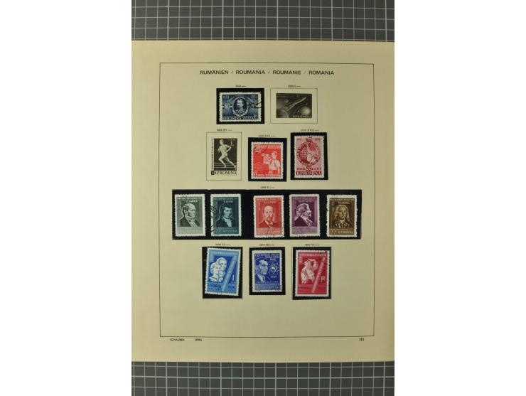 1858/1971, sehr inhaltsreiche und hochinteressante Sammlung mit etlichen besseren Werten, dabei Mi.-Nr. 5Iy,  6ay im waagerec