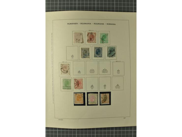 1858/1971, sehr inhaltsreiche und hochinteressante Sammlung mit etlichen besseren Werten, dabei Mi.-Nr. 5Iy,  6ay im waagerec