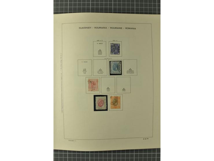 1858/1971, sehr inhaltsreiche und hochinteressante Sammlung mit etlichen besseren Werten, dabei Mi.-Nr. 5Iy,  6ay im waagerec