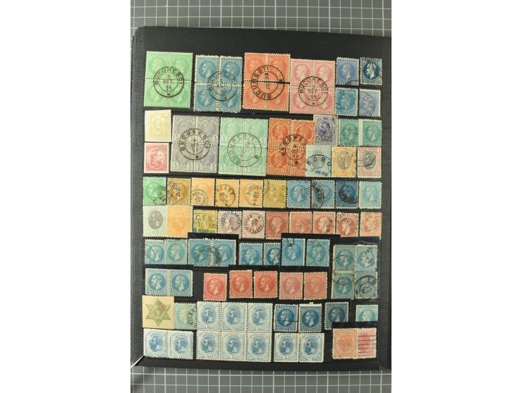 1858/1971, sehr inhaltsreiche und hochinteressante Sammlung mit etlichen besseren Werten, dabei Mi.-Nr. 5Iy,  6ay im waagerec