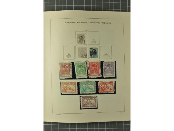 1858/1971, sehr inhaltsreiche und hochinteressante Sammlung mit etlichen besseren Werten, dabei Mi.-Nr. 5Iy,  6ay im waagerec