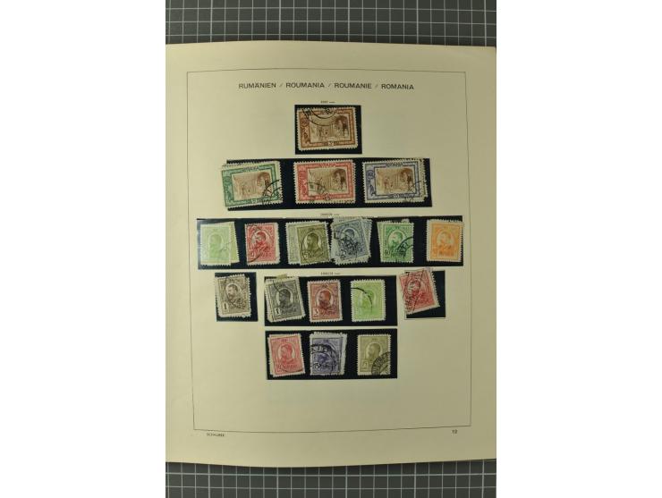 1858/1971, sehr inhaltsreiche und hochinteressante Sammlung mit etlichen besseren Werten, dabei Mi.-Nr. 5Iy,  6ay im waagerec