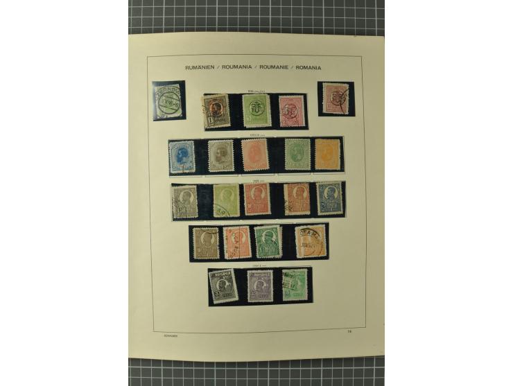 1858/1971, sehr inhaltsreiche und hochinteressante Sammlung mit etlichen besseren Werten, dabei Mi.-Nr. 5Iy,  6ay im waagerec