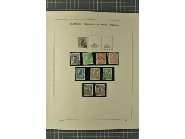1858/1971, sehr inhaltsreiche und hochinteressante Sammlung mit etlichen besseren Werten, dabei Mi.-Nr. 5Iy,  6ay im waagerec
