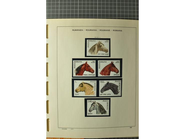 1858/1971, sehr inhaltsreiche und hochinteressante Sammlung mit etlichen besseren Werten, dabei Mi.-Nr. 5Iy,  6ay im waagerec