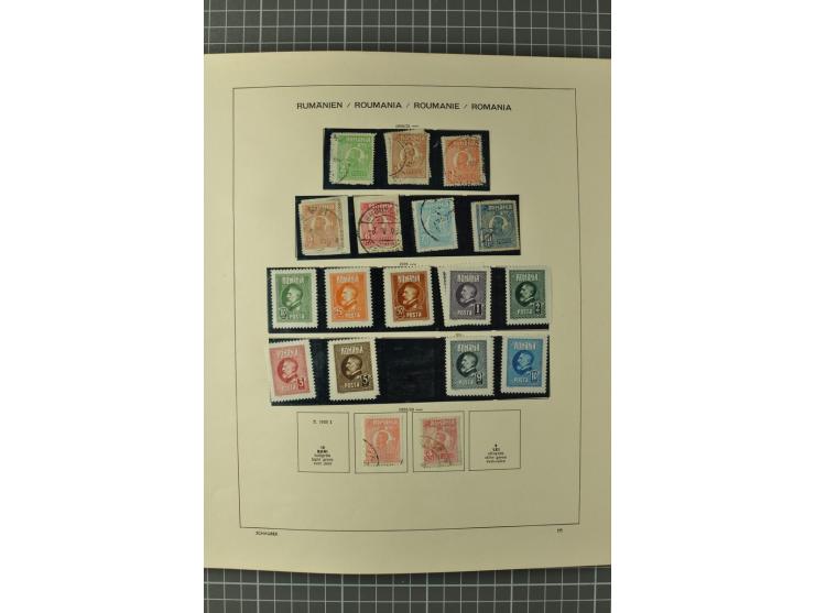 1858/1971, sehr inhaltsreiche und hochinteressante Sammlung mit etlichen besseren Werten, dabei Mi.-Nr. 5Iy,  6ay im waagerec