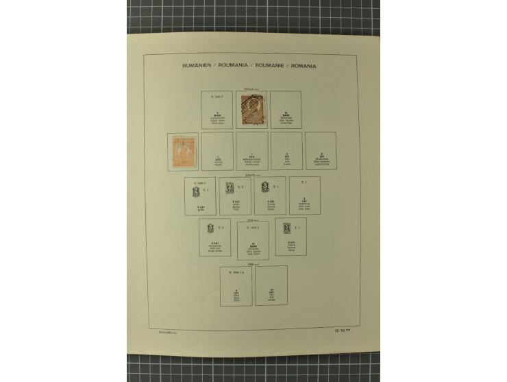 1858/1971, sehr inhaltsreiche und hochinteressante Sammlung mit etlichen besseren Werten, dabei Mi.-Nr. 5Iy,  6ay im waagerec