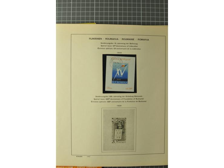 1858/1971, sehr inhaltsreiche und hochinteressante Sammlung mit etlichen besseren Werten, dabei Mi.-Nr. 5Iy,  6ay im waagerec
