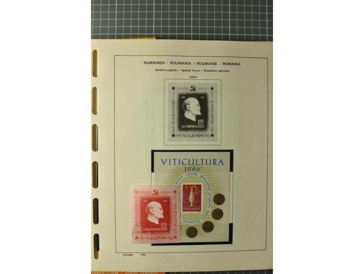 1858/1971, sehr inhaltsreiche und hochinteressante Sammlung mit etlichen besseren Werten, dabei Mi.-Nr. 5Iy,  6ay im waagerec