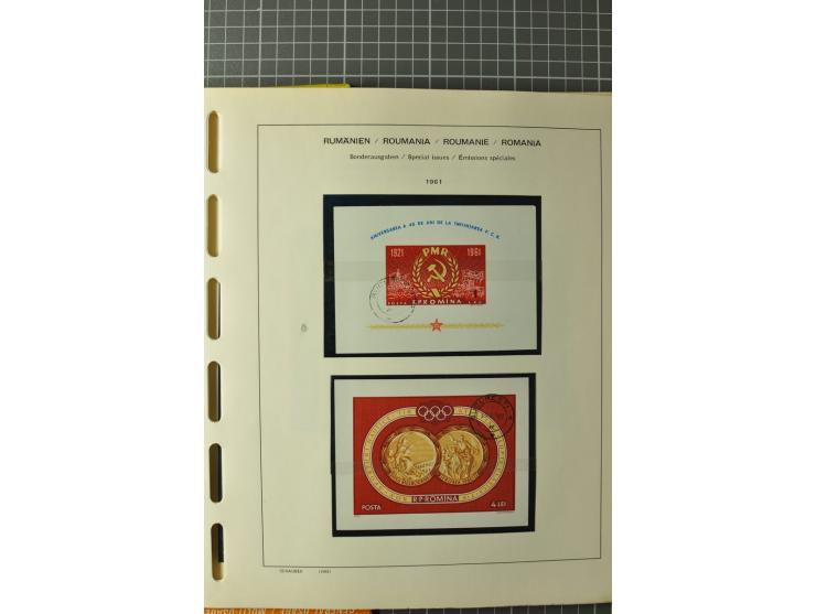 1858/1971, sehr inhaltsreiche und hochinteressante Sammlung mit etlichen besseren Werten, dabei Mi.-Nr. 5Iy,  6ay im waagerec