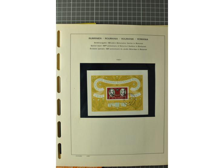 1858/1971, sehr inhaltsreiche und hochinteressante Sammlung mit etlichen besseren Werten, dabei Mi.-Nr. 5Iy,  6ay im waagerec