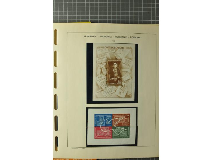 1858/1971, sehr inhaltsreiche und hochinteressante Sammlung mit etlichen besseren Werten, dabei Mi.-Nr. 5Iy,  6ay im waagerec