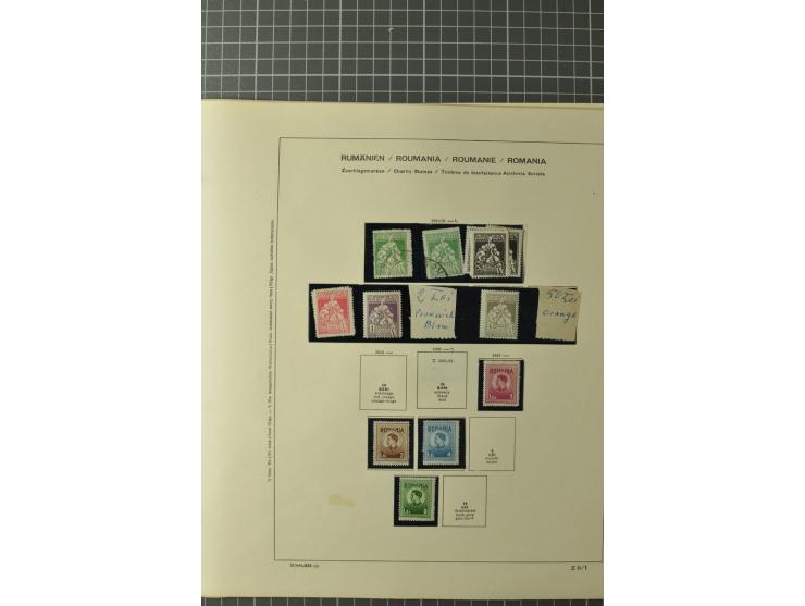 1858/1971, sehr inhaltsreiche und hochinteressante Sammlung mit etlichen besseren Werten, dabei Mi.-Nr. 5Iy,  6ay im waagerec
