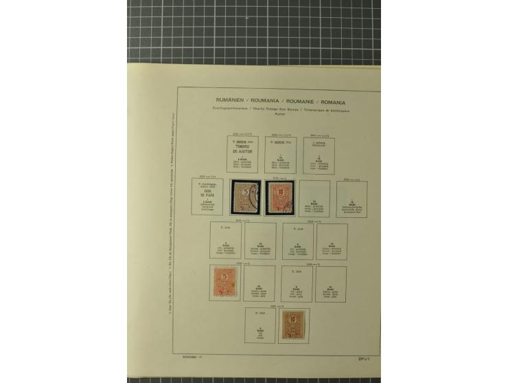 1858/1971, sehr inhaltsreiche und hochinteressante Sammlung mit etlichen besseren Werten, dabei Mi.-Nr. 5Iy,  6ay im waagerec