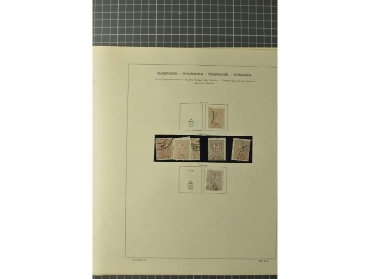 1858/1971, sehr inhaltsreiche und hochinteressante Sammlung mit etlichen besseren Werten, dabei Mi.-Nr. 5Iy,  6ay im waagerec
