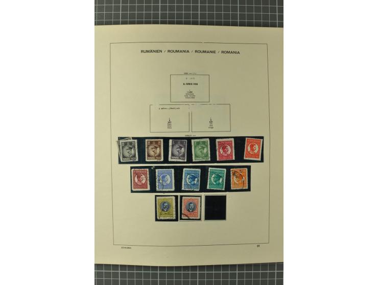 1858/1971, sehr inhaltsreiche und hochinteressante Sammlung mit etlichen besseren Werten, dabei Mi.-Nr. 5Iy,  6ay im waagerec