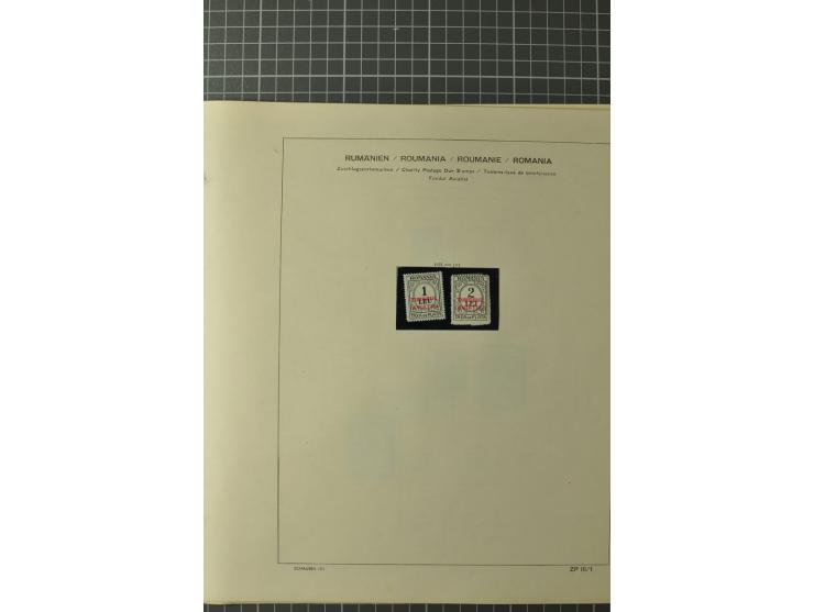 1858/1971, sehr inhaltsreiche und hochinteressante Sammlung mit etlichen besseren Werten, dabei Mi.-Nr. 5Iy,  6ay im waagerec