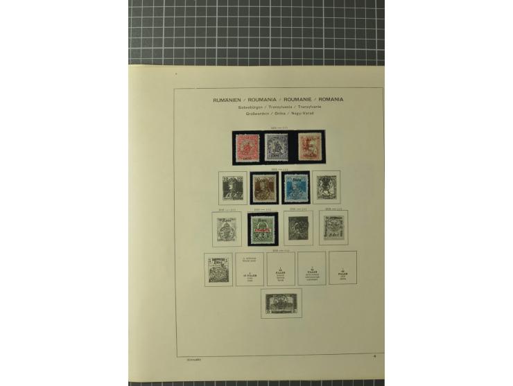 1858/1971, sehr inhaltsreiche und hochinteressante Sammlung mit etlichen besseren Werten, dabei Mi.-Nr. 5Iy,  6ay im waagerec