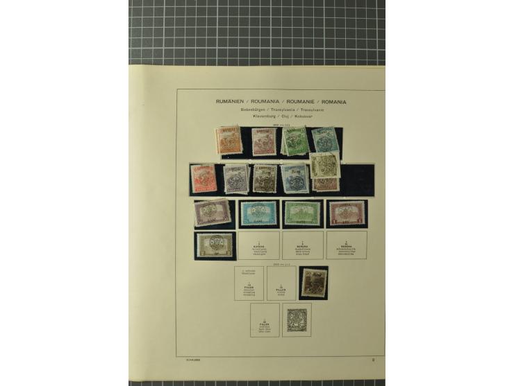 1858/1971, sehr inhaltsreiche und hochinteressante Sammlung mit etlichen besseren Werten, dabei Mi.-Nr. 5Iy,  6ay im waagerec