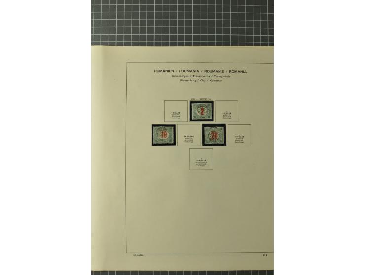 1858/1971, sehr inhaltsreiche und hochinteressante Sammlung mit etlichen besseren Werten, dabei Mi.-Nr. 5Iy,  6ay im waagerec