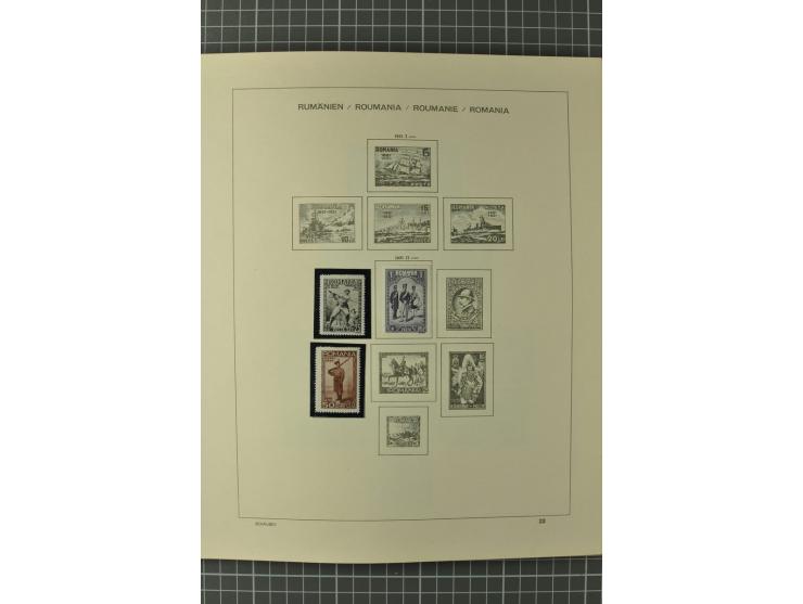 1858/1971, sehr inhaltsreiche und hochinteressante Sammlung mit etlichen besseren Werten, dabei Mi.-Nr. 5Iy,  6ay im waagerec