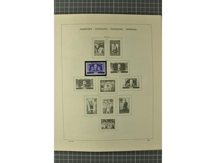 1858/1971, sehr inhaltsreiche und hochinteressante Sammlung mit etlichen besseren Werten, dabei Mi.-Nr. 5Iy,  6ay im waagerec