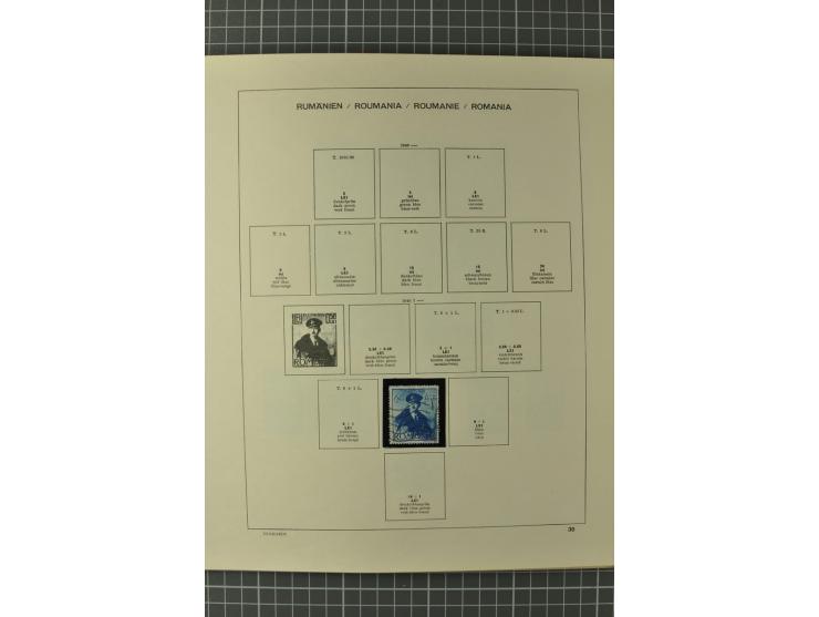1858/1971, sehr inhaltsreiche und hochinteressante Sammlung mit etlichen besseren Werten, dabei Mi.-Nr. 5Iy,  6ay im waagerec