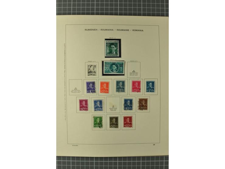 1858/1971, sehr inhaltsreiche und hochinteressante Sammlung mit etlichen besseren Werten, dabei Mi.-Nr. 5Iy,  6ay im waagerec