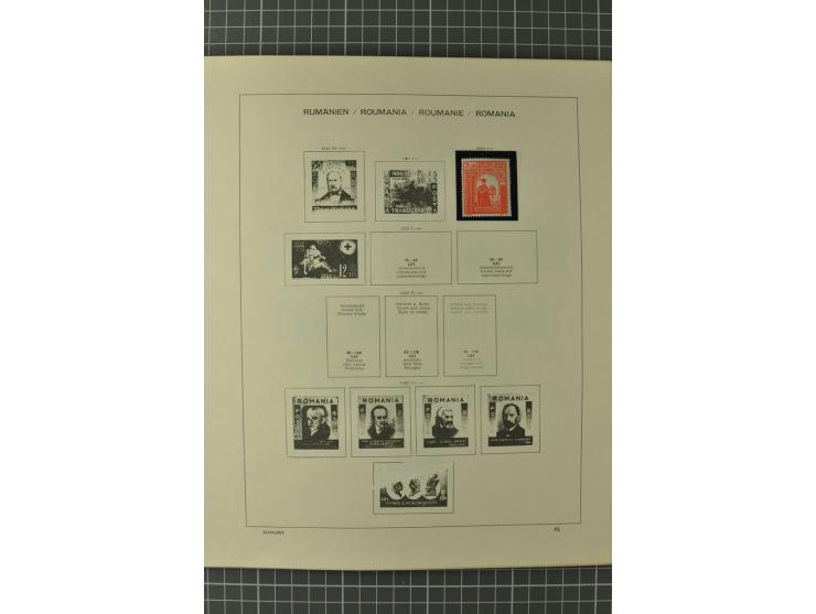 1858/1971, sehr inhaltsreiche und hochinteressante Sammlung mit etlichen besseren Werten, dabei Mi.-Nr. 5Iy,  6ay im waagerec