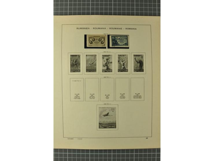 1858/1971, sehr inhaltsreiche und hochinteressante Sammlung mit etlichen besseren Werten, dabei Mi.-Nr. 5Iy,  6ay im waagerec