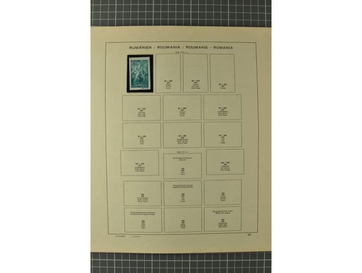 1858/1971, sehr inhaltsreiche und hochinteressante Sammlung mit etlichen besseren Werten, dabei Mi.-Nr. 5Iy,  6ay im waagerec