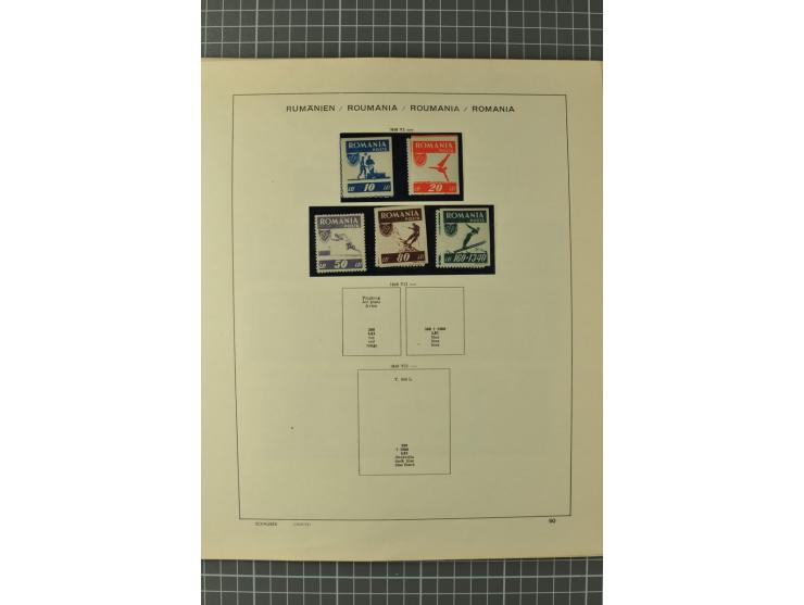 1858/1971, sehr inhaltsreiche und hochinteressante Sammlung mit etlichen besseren Werten, dabei Mi.-Nr. 5Iy,  6ay im waagerec