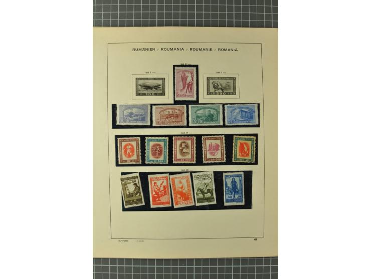 1858/1971, sehr inhaltsreiche und hochinteressante Sammlung mit etlichen besseren Werten, dabei Mi.-Nr. 5Iy,  6ay im waagerec