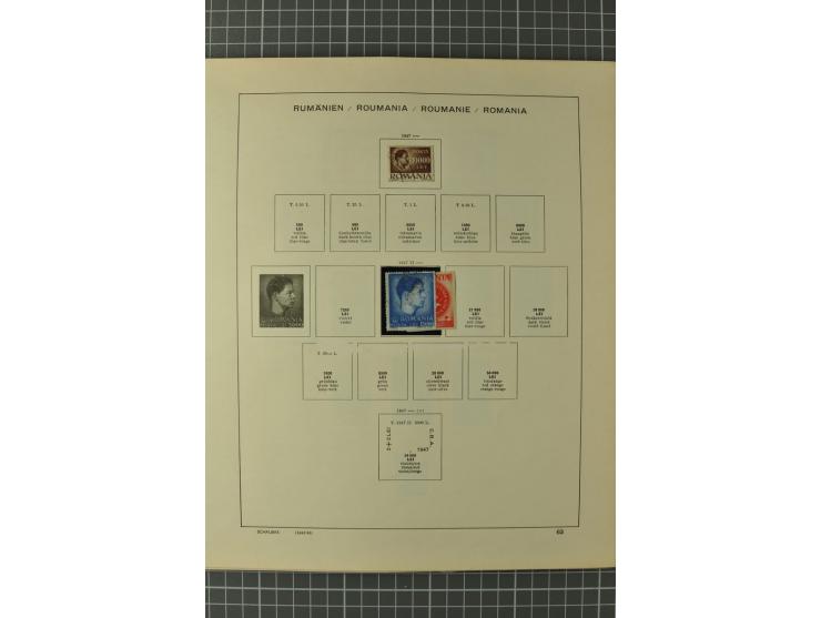 1858/1971, sehr inhaltsreiche und hochinteressante Sammlung mit etlichen besseren Werten, dabei Mi.-Nr. 5Iy,  6ay im waagerec