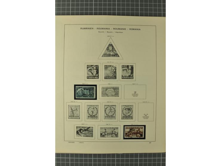 1858/1971, sehr inhaltsreiche und hochinteressante Sammlung mit etlichen besseren Werten, dabei Mi.-Nr. 5Iy,  6ay im waagerec