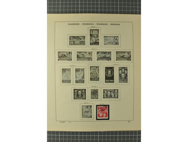 1858/1971, sehr inhaltsreiche und hochinteressante Sammlung mit etlichen besseren Werten, dabei Mi.-Nr. 5Iy,  6ay im waagerec