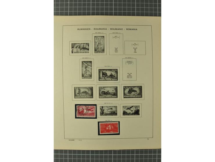 1858/1971, sehr inhaltsreiche und hochinteressante Sammlung mit etlichen besseren Werten, dabei Mi.-Nr. 5Iy,  6ay im waagerec