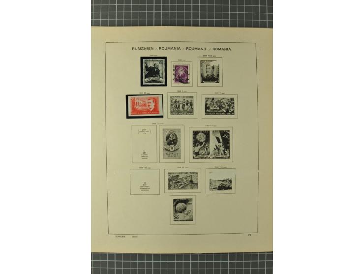 1858/1971, sehr inhaltsreiche und hochinteressante Sammlung mit etlichen besseren Werten, dabei Mi.-Nr. 5Iy,  6ay im waagerec