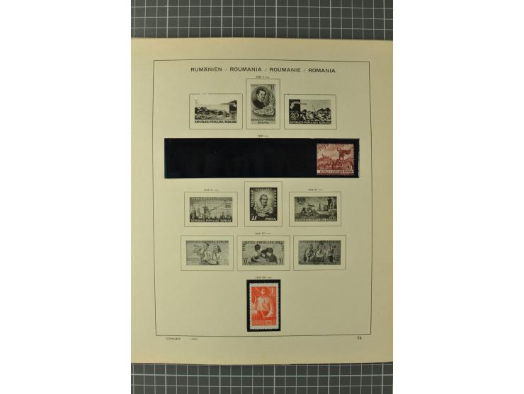 1858/1971, sehr inhaltsreiche und hochinteressante Sammlung mit etlichen besseren Werten, dabei Mi.-Nr. 5Iy,  6ay im waagerec