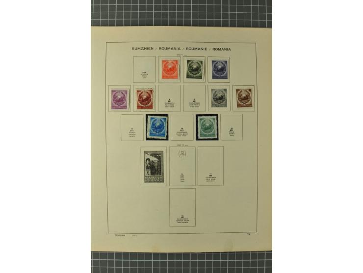 1858/1971, sehr inhaltsreiche und hochinteressante Sammlung mit etlichen besseren Werten, dabei Mi.-Nr. 5Iy,  6ay im waagerec