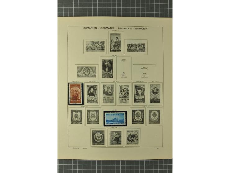 1858/1971, sehr inhaltsreiche und hochinteressante Sammlung mit etlichen besseren Werten, dabei Mi.-Nr. 5Iy,  6ay im waagerec