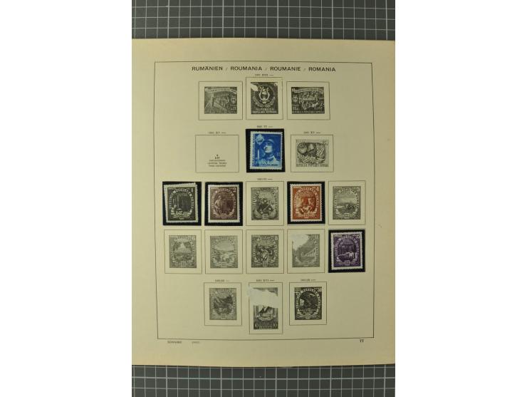 1858/1971, sehr inhaltsreiche und hochinteressante Sammlung mit etlichen besseren Werten, dabei Mi.-Nr. 5Iy,  6ay im waagerec