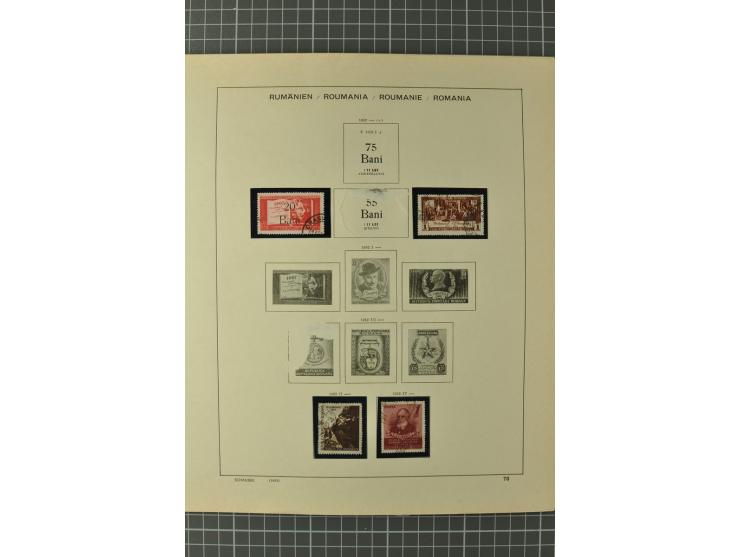 1858/1971, sehr inhaltsreiche und hochinteressante Sammlung mit etlichen besseren Werten, dabei Mi.-Nr. 5Iy,  6ay im waagerec